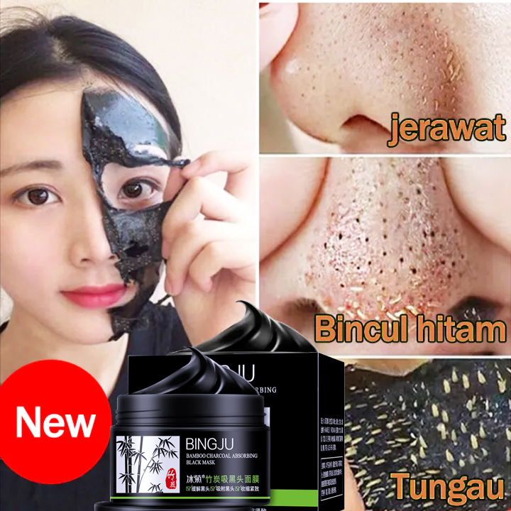 [Barang Spot] Masker Komedo Masker Komedo Kuat masker Masker penghilang komedo 120g Untuk pria wanita masker wajah penghilang komedo masker menghilangkan komedo bahan botani Ringan dan tidak menyebabkan iritasi