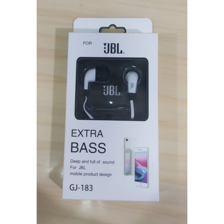 Headset/hetset/Handsfree Extra Bass High Quality In ear earphones Branded GJ-183