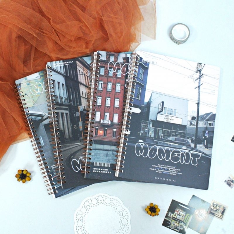 

Moment Around The City Spiral Ruled Notebook B5 - Buku Tulis