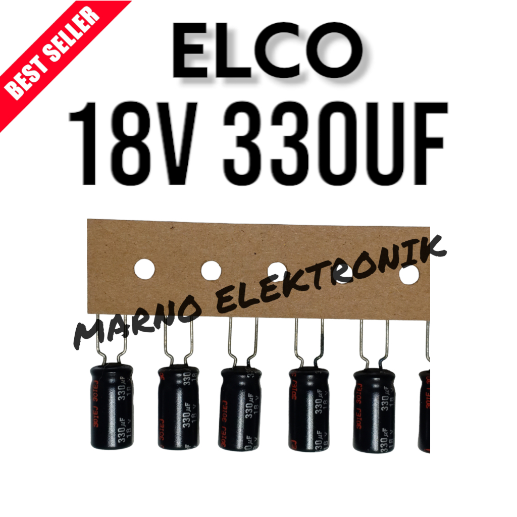 ELCO 18V 330UF 16V 330UF 18 V 330 UF 16v ASLI ORI ORIGINAL