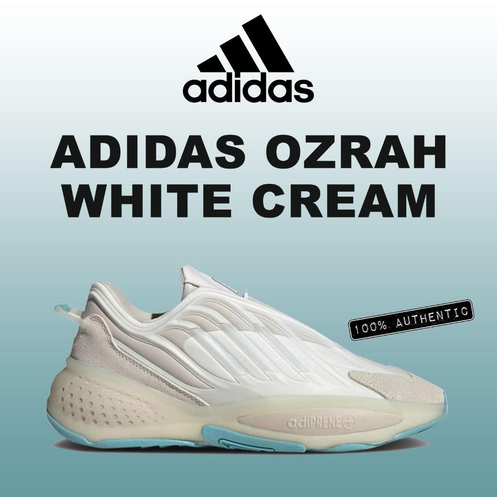 Sepatu Adidas Ozrah White Cream Original