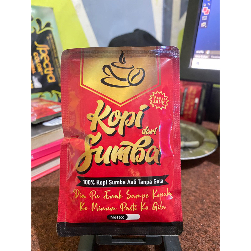 

KOPI SUMBA ASLI-tanpa gula/23gr-minimal beli 10pcs