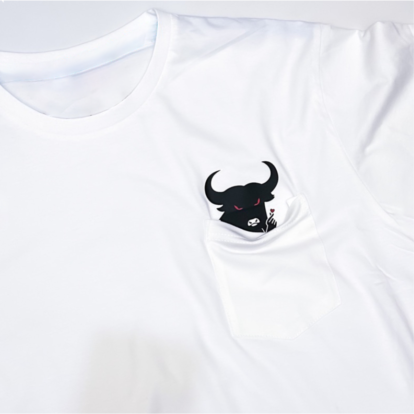 Kaos Pocket Banteng PDI Perjuangan Sarangeo Sarange Love Cinta Benteng Hitam Bucin Baju Tshirt Katun