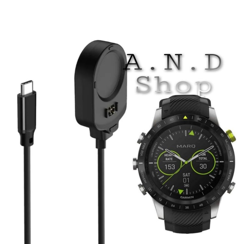 CHARGER TIPE TYPE C KABEL CABLE CASAN GARMIN MARQ 2 GEN 2 ATHLETE CAS PORT JAM TANGAN SMARTWATCH GAR