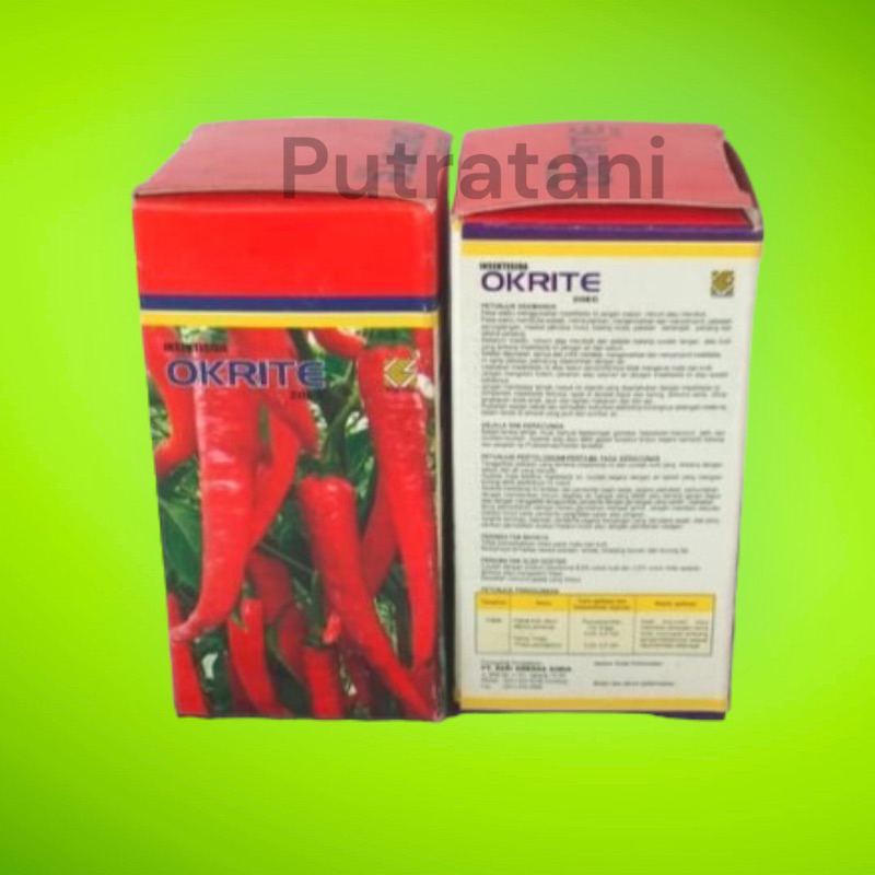 Insektisida OKRITE 20EC Obat Pengendali Hama Kutu Daun Tanaman Cabai 100ML