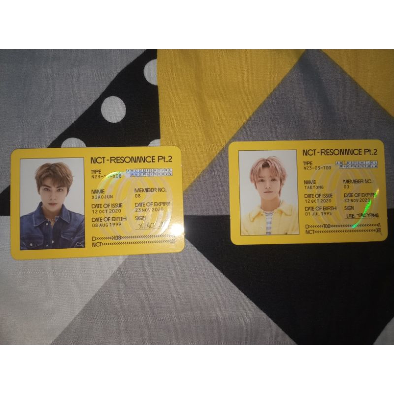 

[Ready] id card Xiaojun & id card Taeyong official