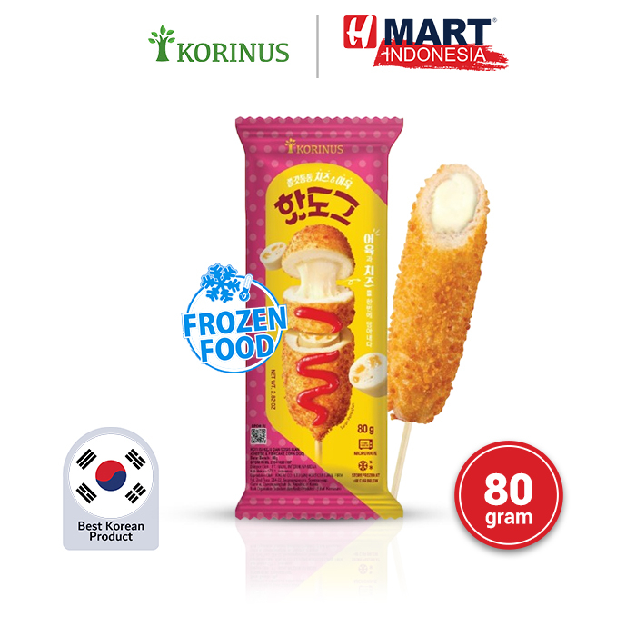 

Cheese & Fishcake Corn Dog Korean Street Food 80g