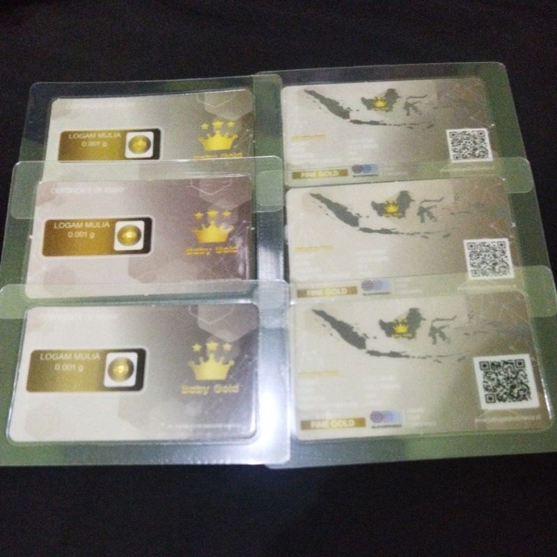 Logam Mulia LM Baby Gold Micro Gram 0.001gr