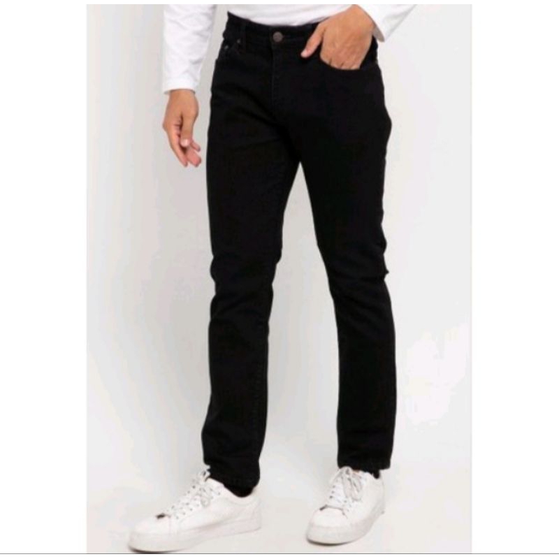 Celana Jeans Carvil Kenji-Blk Original Carvil Slim Fit