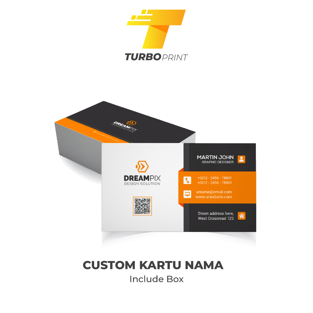 Cetak Kartu Nama Murah Berkualitas - Free Box Isi 100pcs