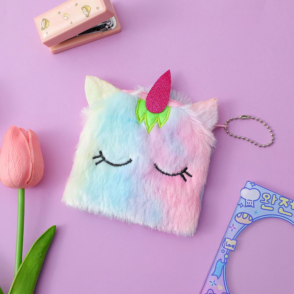 Kartun Unicorn Koin Dompet TK Hadiah Anak-anak Mewah Dompet Anak-anak Tas Grosir Gadis Hadiah