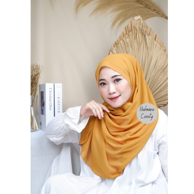 [COD] Pashmina Ceruty Babydoll Premium 50 Warna | Hijab Jilbab Pasmina | Kerudung Pashmina Babydoll