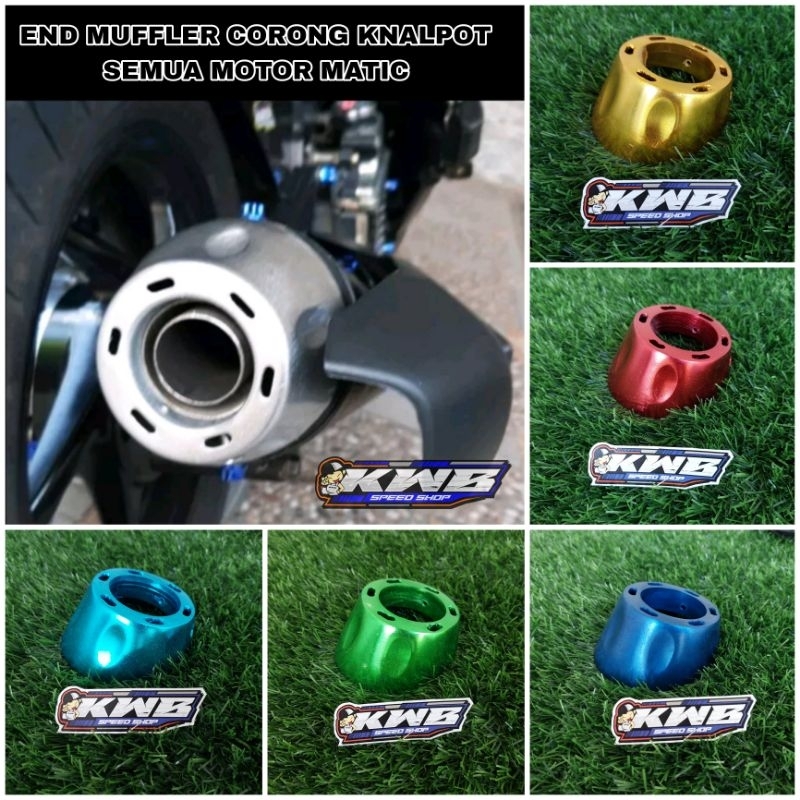 endmufler endcup ujung knalpot Vario end muffler end cup Vario 125 Vario 150 Original made in Vietnam PNP