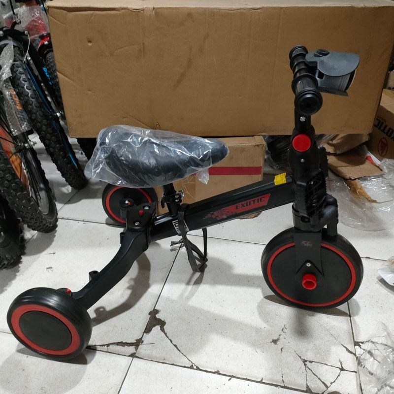 Balance Bike / Push Bike / Sepeda Keseimbangan / Exotic ET-709 Model Stir Dorong/ET-5511