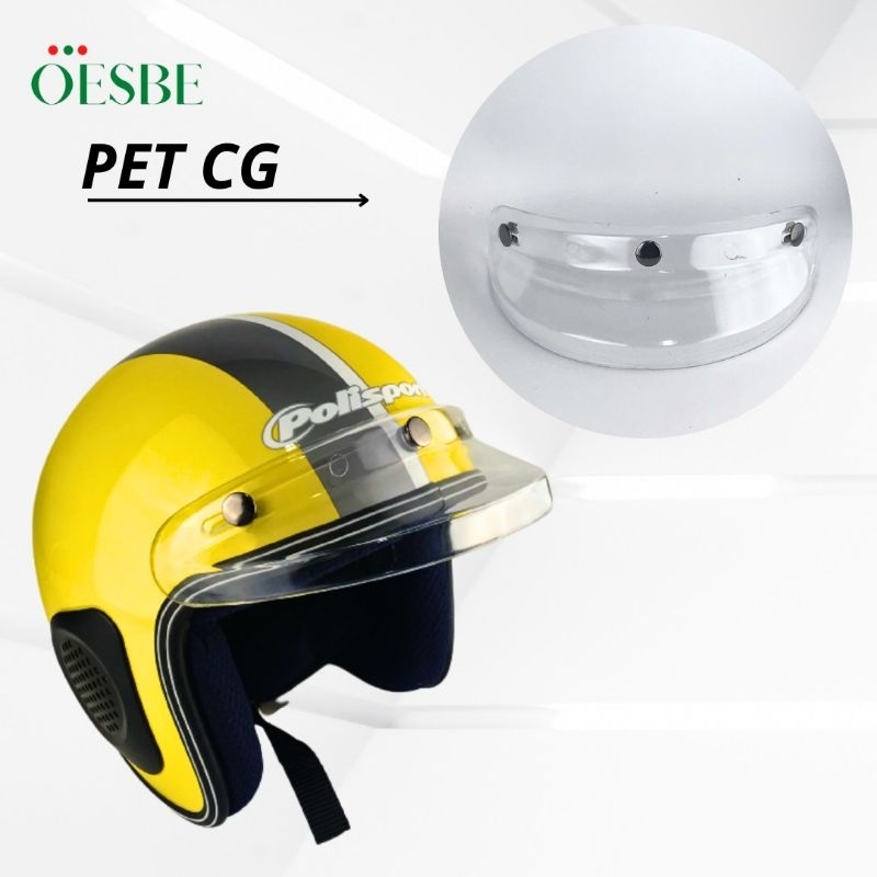 Topi helm bogo pet helm carglos sun visor helm jpx dan njs
