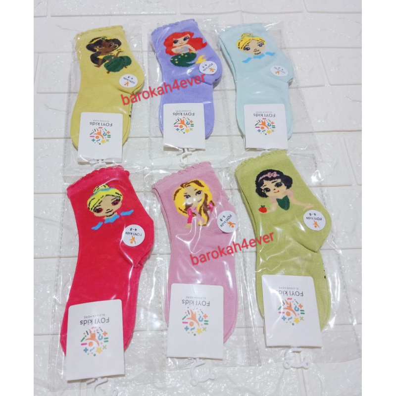 Kaos Kaki Anak PAUD TK FOYIKIDS Karakter
