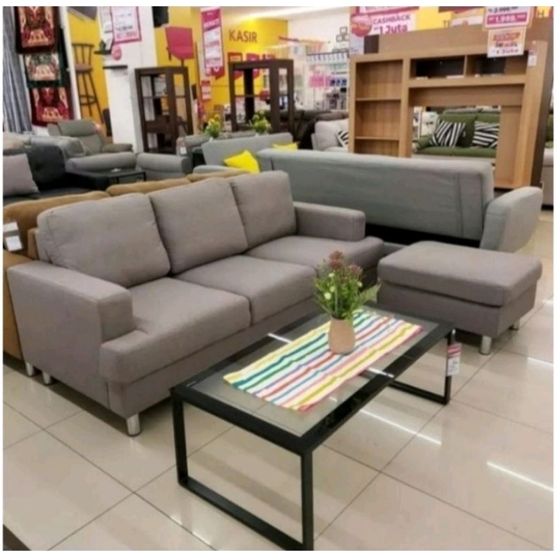 SOFA INFORMA Carvel cokelat sofa tamu kursi tamu sofa corner sofa L