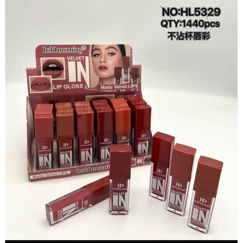 [ SATUAN ] HOLD MORNING LIPCREAM VELVET 5329