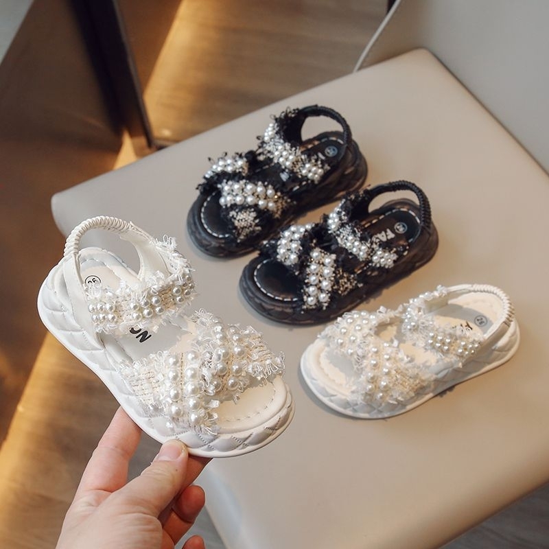 【FREE BOX IMPORT】VF2519 - Sandal Mutiara Fashion Anak Import