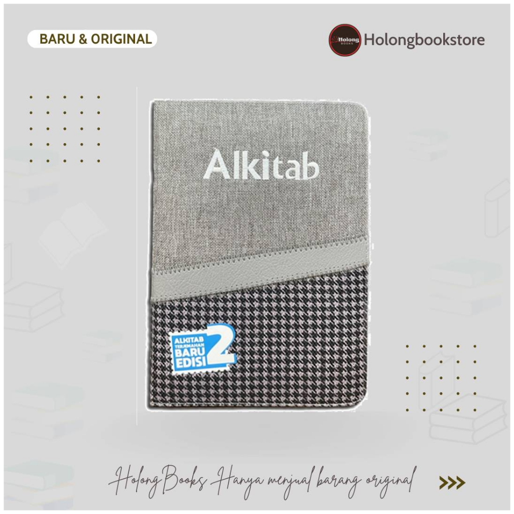 Alkitab Ukuran Sedang Sampul Kain Resleting - TB2 054 TI SAPOLO