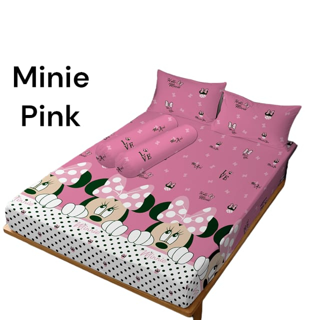 Sprei Homemade Aesthetic Karakter Anak 120x200 (1kg bisa 2pcs) free Sarung Bantal Guling