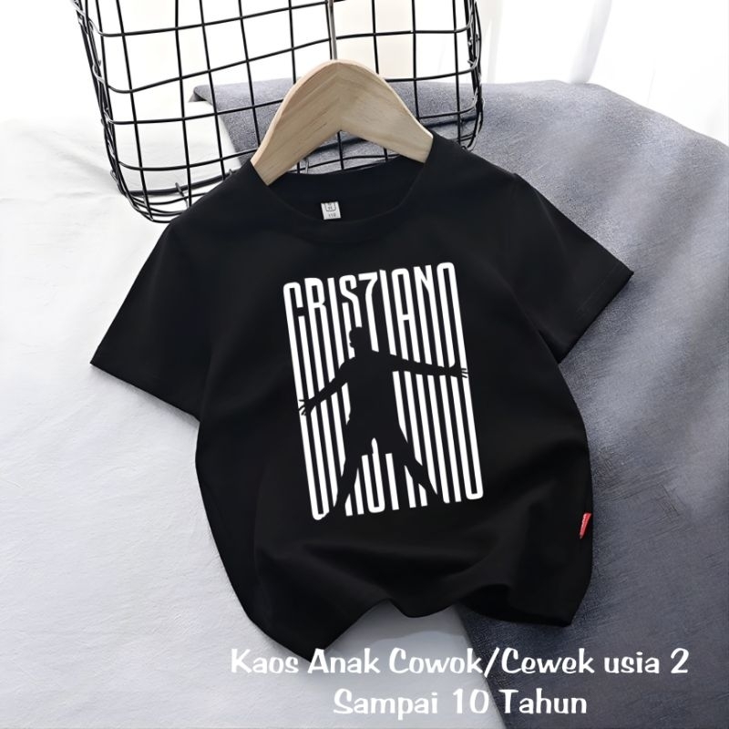 Kaos Anak Cristiano 7 besar Baju Anak Laki Laki Atasan Anak Kaos Distro Anak Baju Oblong Anak Kaos Bola Anak Cowok