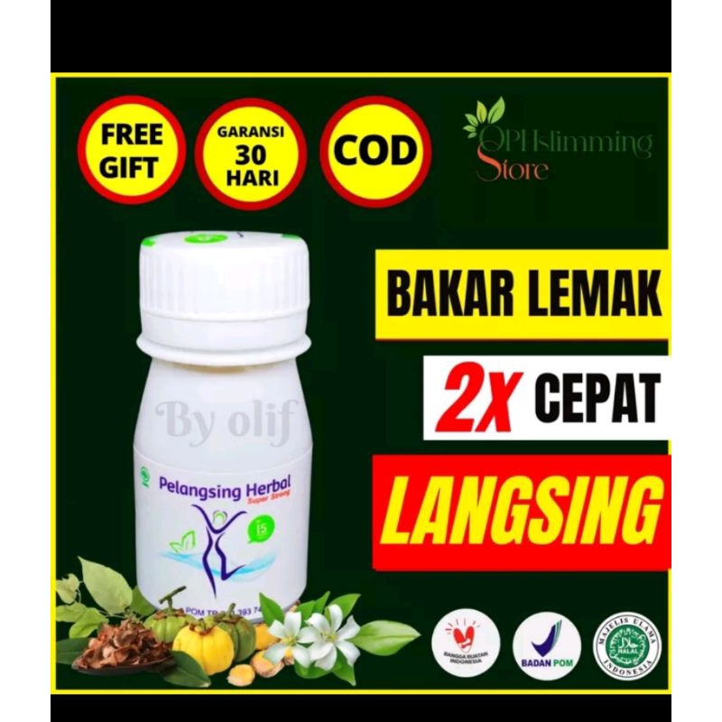 Oph Slimming Strong Pelangsing Badan Herbal. Isi 30 Tablet