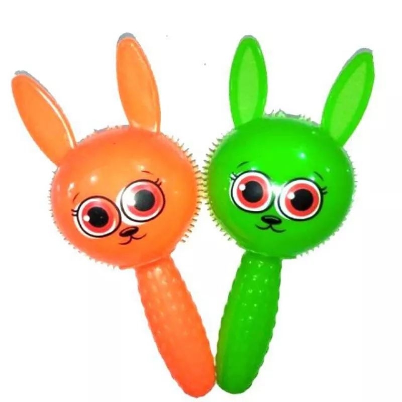 JOFESTORE88 X FerenHongXia MAINAN EDUKATIF ANAK MAINAN KARET PALU DAN SUARA STICK  RUBBER TOYS LIGHT AND SOUNDS