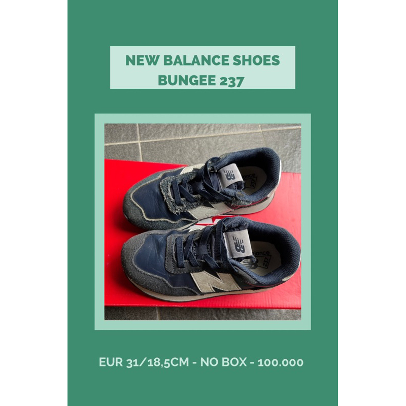 PRELOVED New Balance Shoes Bungee 237
