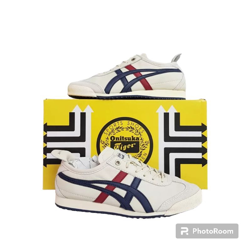 SEPATU SEPATU ONITSUKA TIGER MEXICO 66 LEATHER MADE VIETNAM/SNEAKERS PRIA/SNEAKERS WANITA