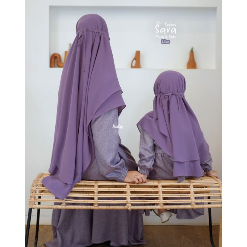 bergo tali sava by azda | jilbab tali azda | khimar tali | jilbab ceruti | bergo azda | jilbab azda 