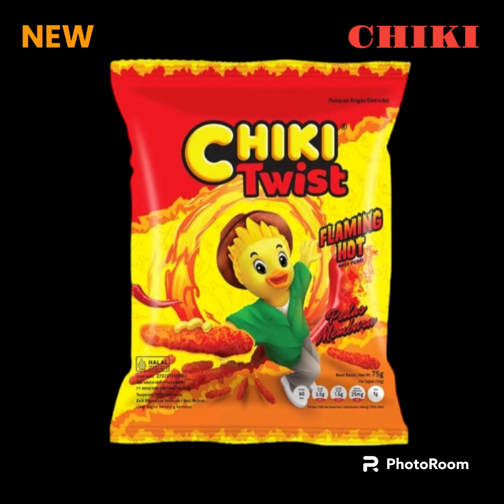 

Chiki Twist Flaming Hot Promo Extra 50% Roasted Corn | 10 Bks @ 15 g + 7.5 G