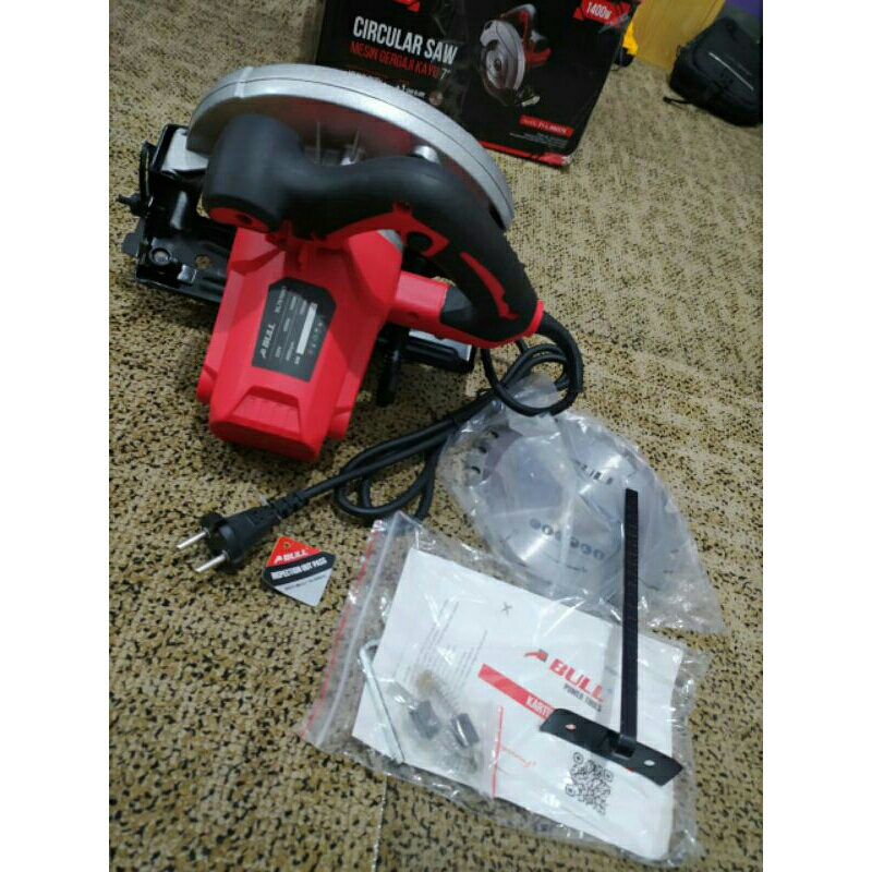 Circularsaw BULL BL7010HD/ MESIN GERGAJI KAYU 7"