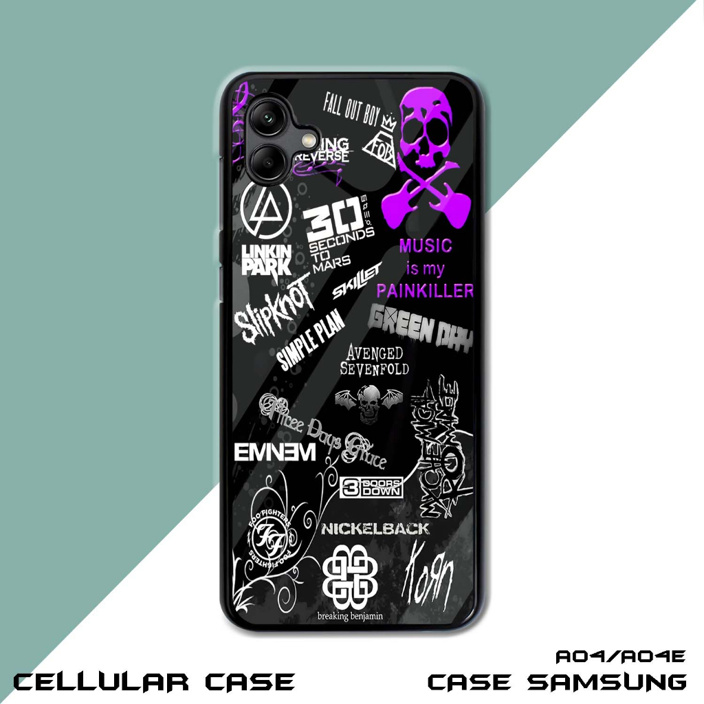 Case Glossy HD Samsung A04 A04E M04 [CS04] Aesthetic Grafiti Casing Kilau Hardcase Hp Samsung A04/A0