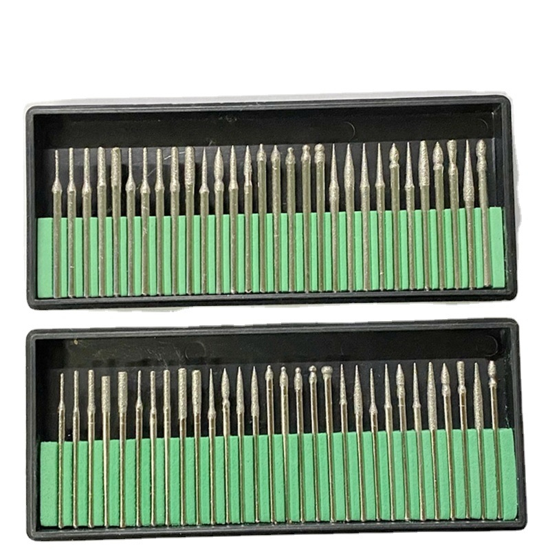 Mata Grafir Bor Ukir 30 Pcs Alat Grinding Needle Engrave Engraving Diamond