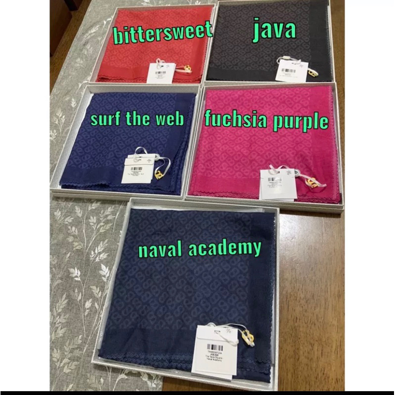 READY STOCK BUTTONSCARVES THE TAPIS SQUARE SERIES