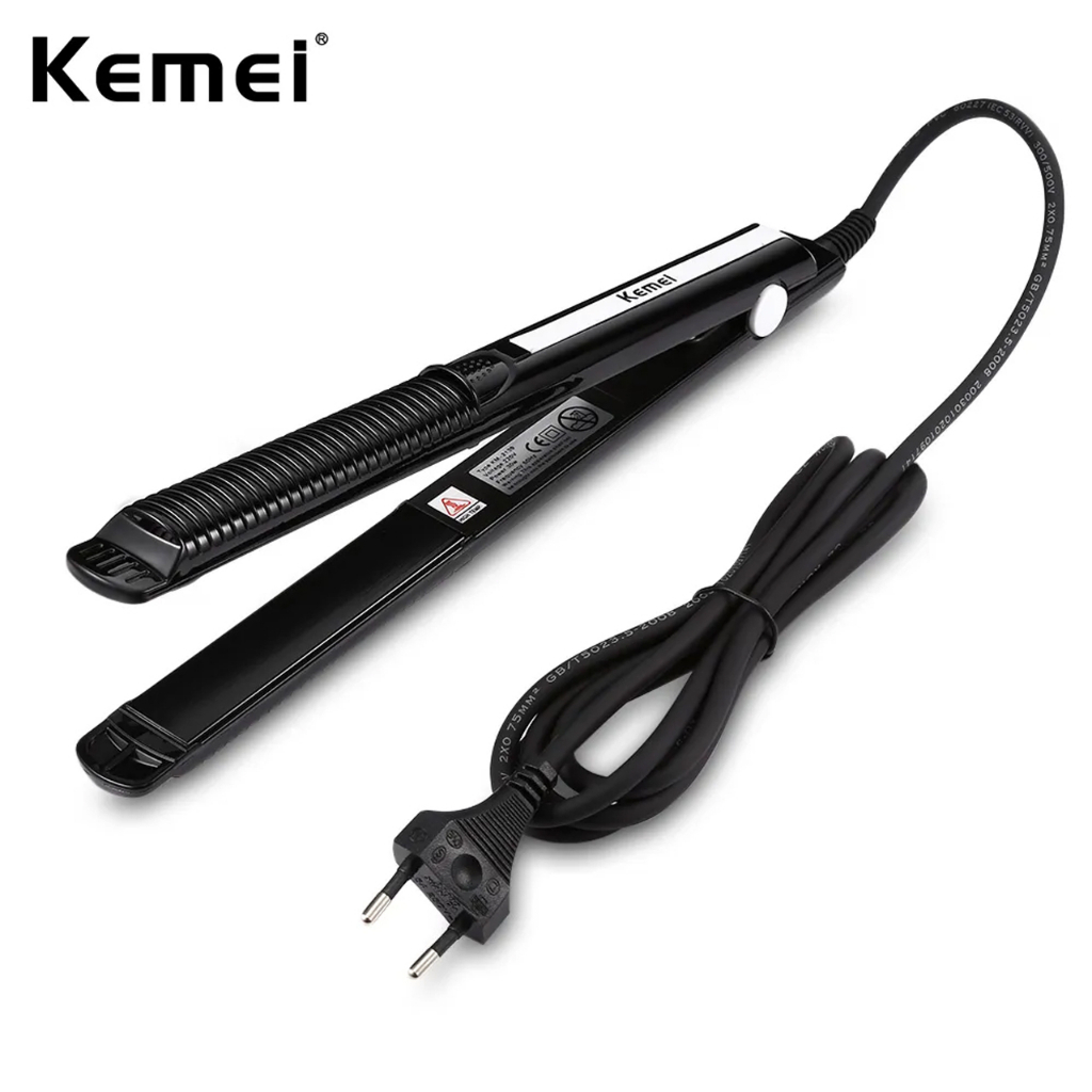 Kemei KM-2139 Catokan Rambut 2in1 Ceramic Hair Straightener Alat Catok