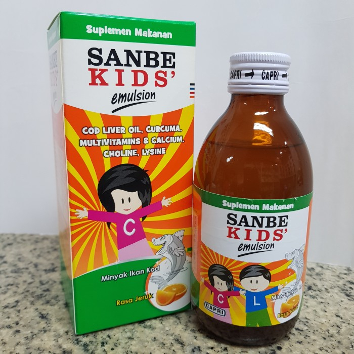 Sanbe Kids Emulsion 200 ML - Orange ( Suplemen Nafsu Makan )