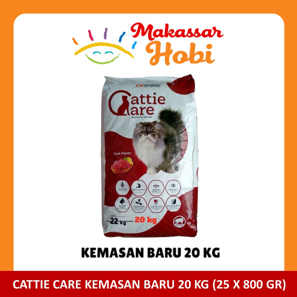 Cattie Care Tuna 20kg 20 kg Makanan Kucing Bolt Premium Cat Food Catie