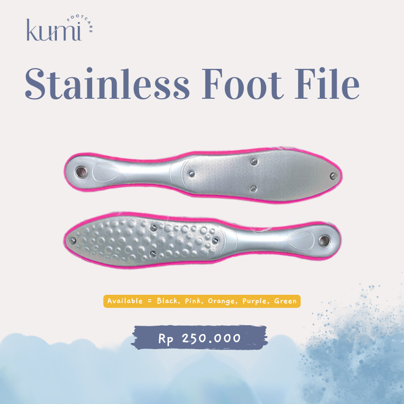 Stainless Metal Foot File / Pedicure / Kapalan / Kaki Pecah-Pecah / Pedicure Tools / Meni Pedi