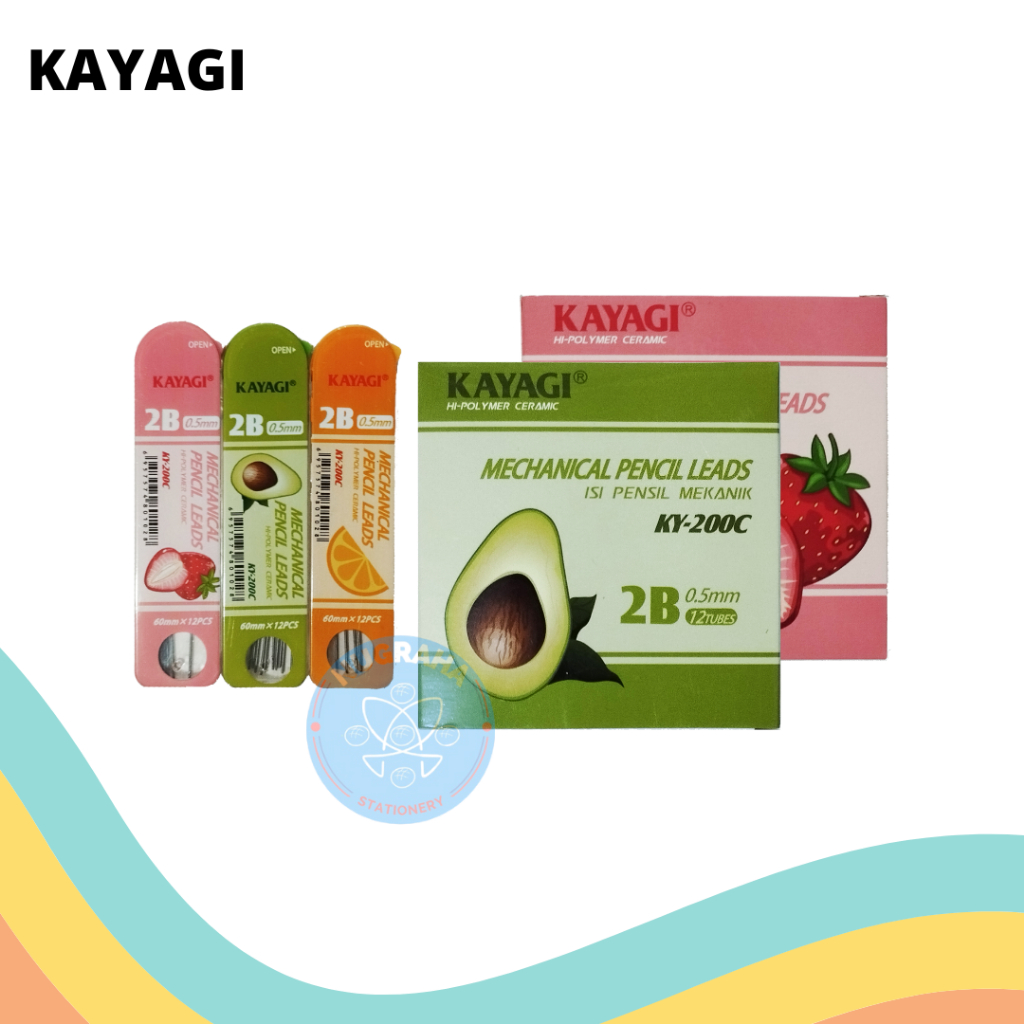 

ISI PENSIL MEKANIK 2B KAYAGI 0.5 KY-200C (1 PCS)
