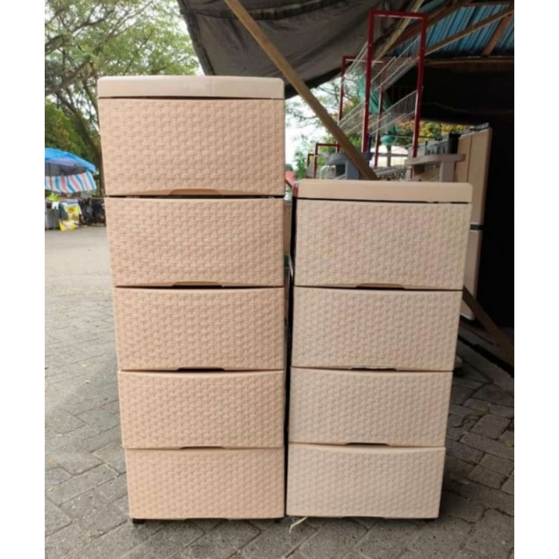 Lemari plastik Sorong / Lemari Laci Aquose hokky susun 4 dan 5