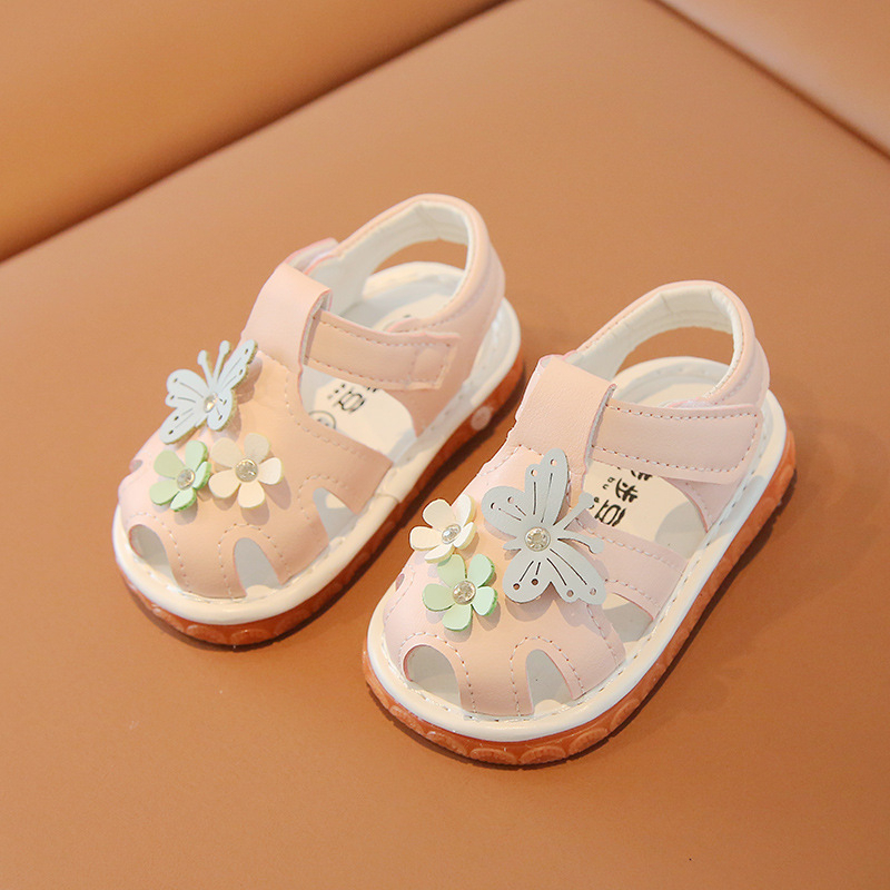 Sepatu Sandal Anak dan Bayi Motif Kupu/ Sepatu Sandal Anak SP19