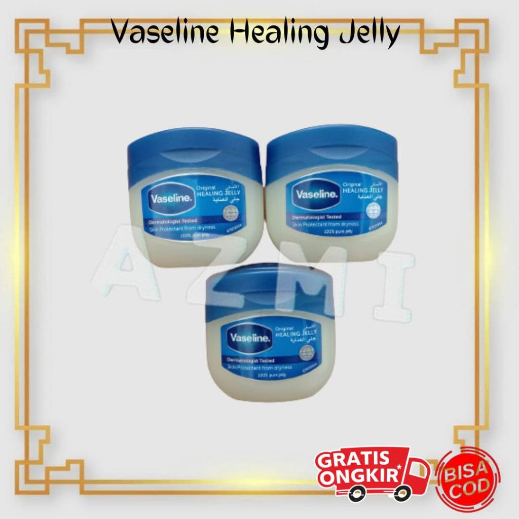 Promo Vaseline Healing Jelly Petroleum 50 ML Original Vasseline 100% Pure Jelly