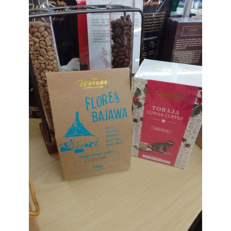 

worcas coffee flores bajawa dan luwak premium