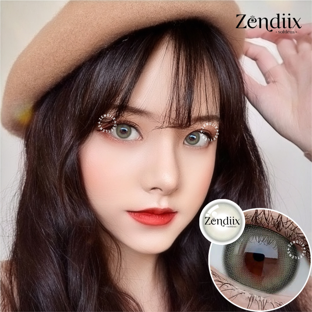 Softlens EYESM Warna SAGE GREEN 14.2mm Normal Minus