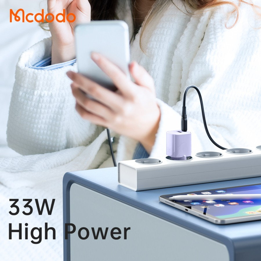 Mcdodo CH-015 GaN 33W Adaptor Kepala Charger Type C Adapter AST 33 W