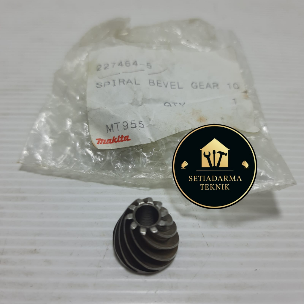 SPIRAL BEVEL GEAR 10 MAKITA 9558NB MAKTEC MT955 MT958 ORIGINAL PN:227464-5
