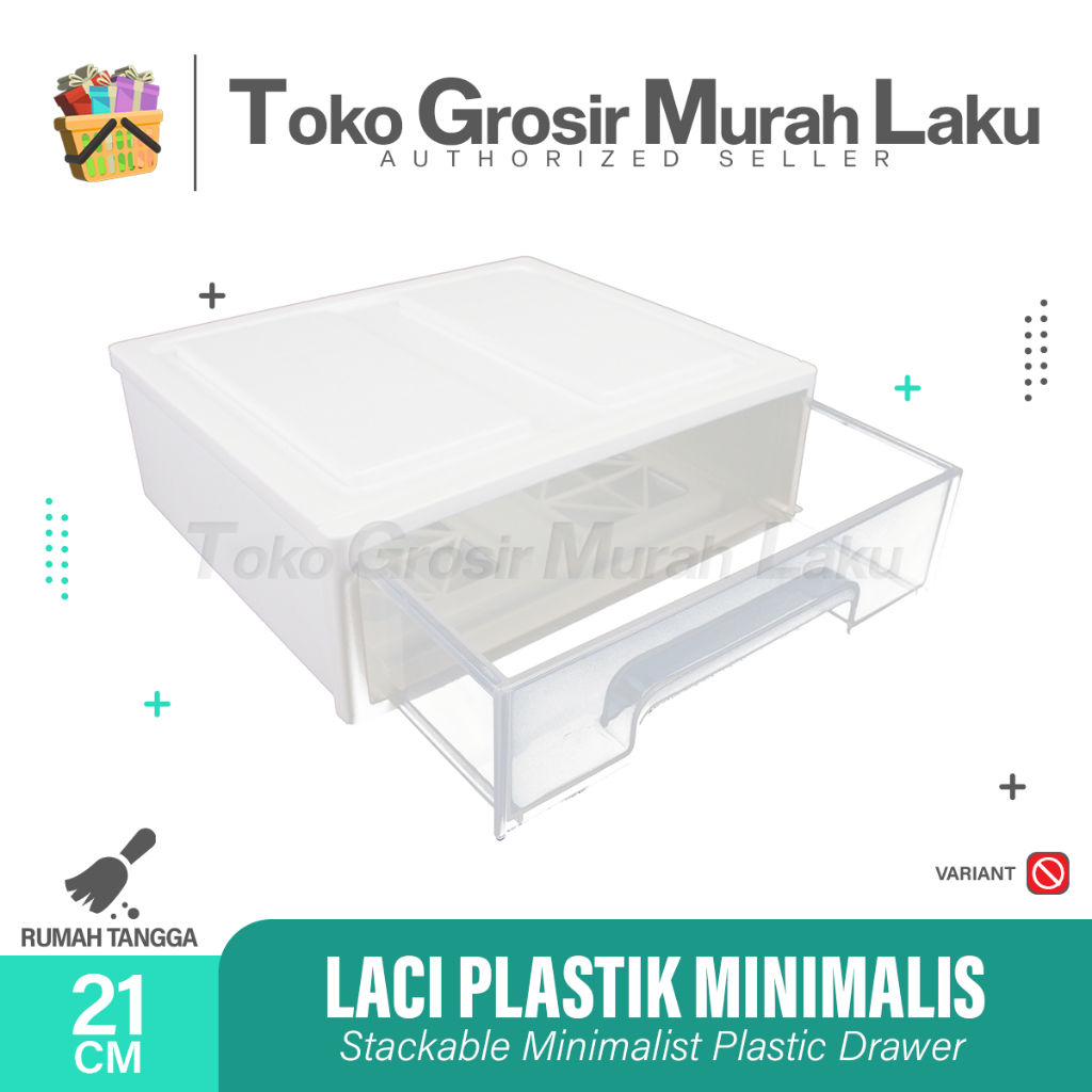 LACI PLASTIK MINIMALIS LACI KECIL TEMPAT BARANG SERBAGUNA KANTOR RUMAH