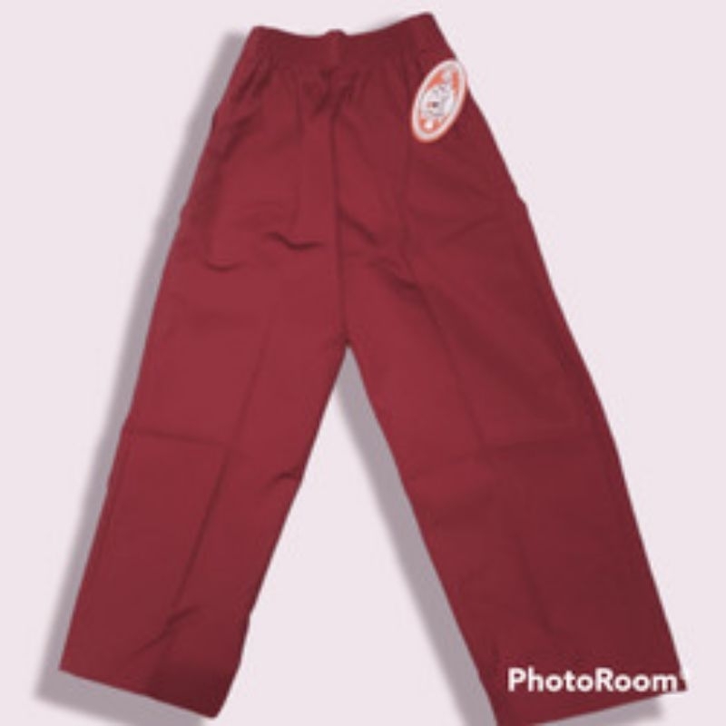 Celana merah panjang Sd merk Tyas / Seragam Tyas merek Tyas